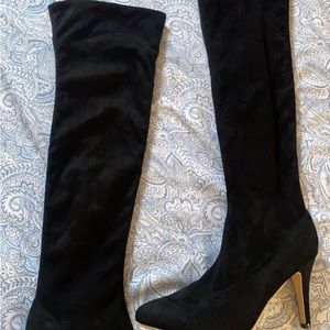 Women boots heels tall over knee size 10.5-43